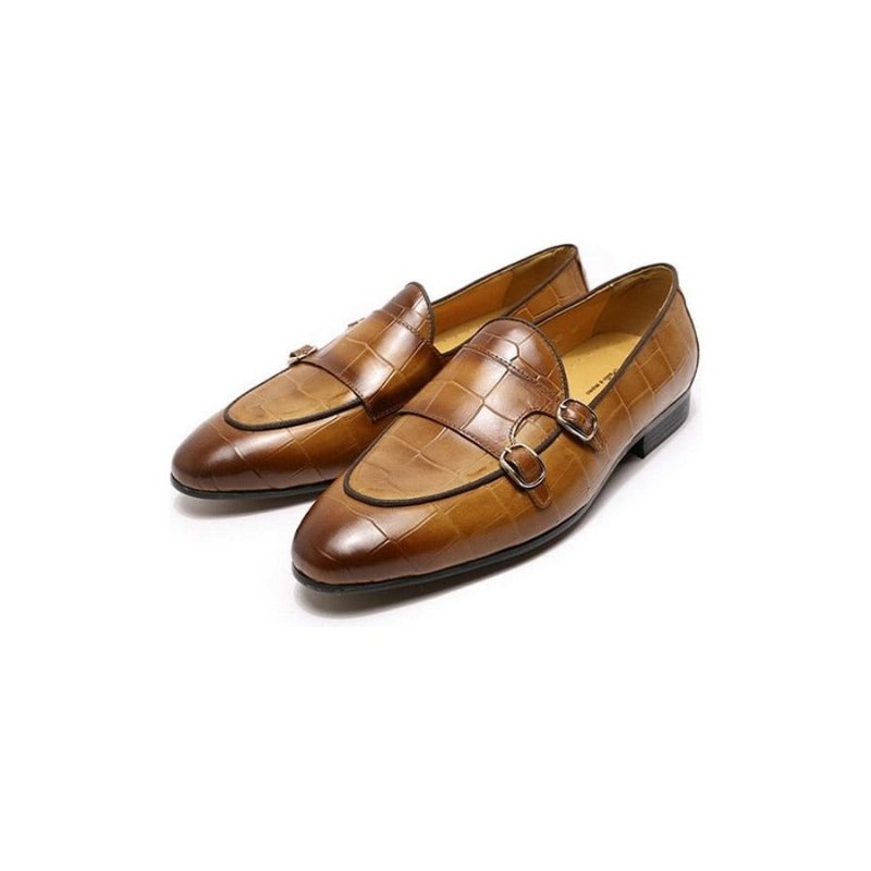 Loafers Heren Alliluxe Exotische Instaploafers - Koffie