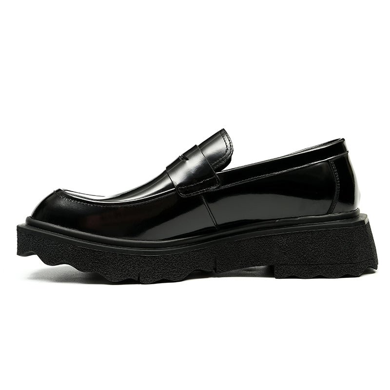 Loafers Heren Aquaguard-instaploafers Met Reliëf - Zwart