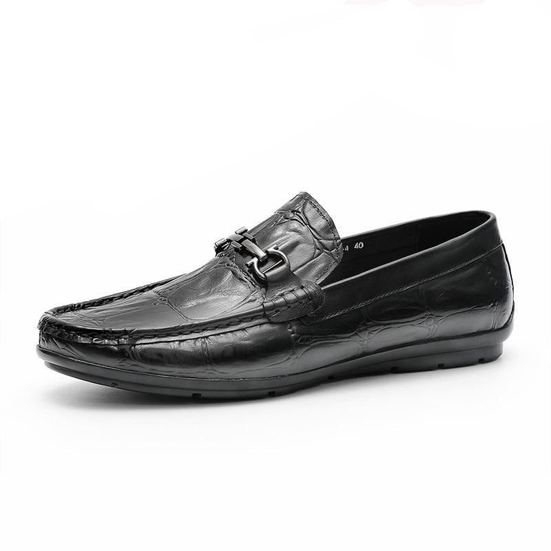 Loafers Heren Chique Croctex-leren Instapperderby-loafers