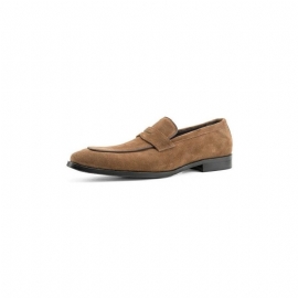 Loafers Heren Chique Instapbrogueschoenen Met Exotisch Patroon