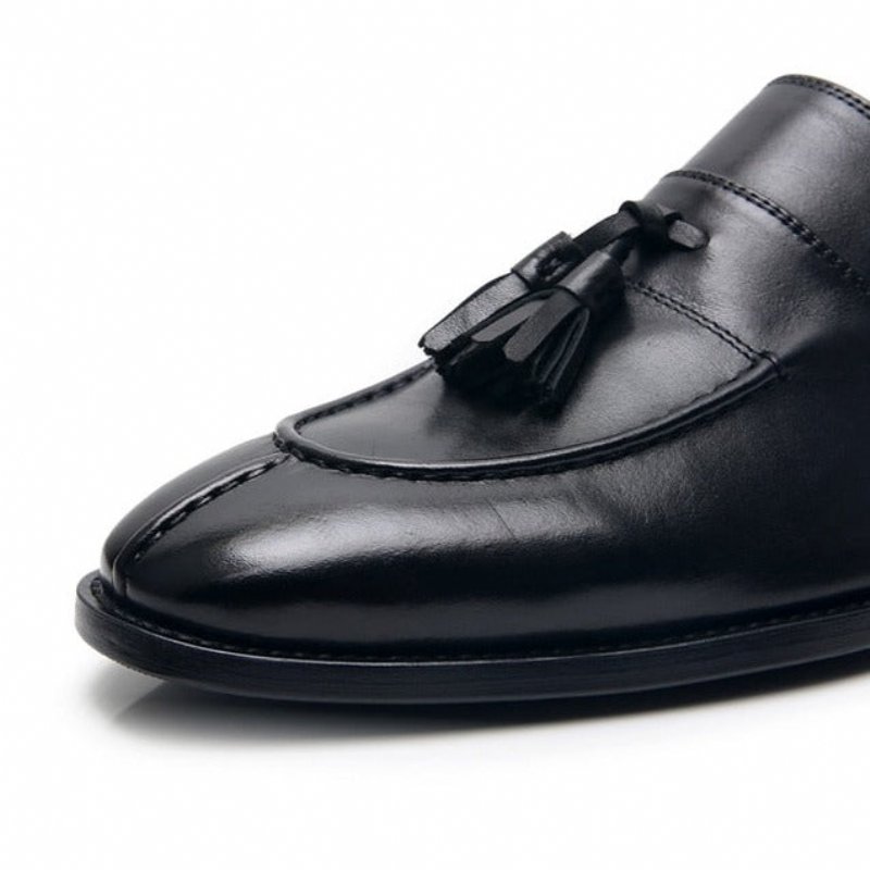 Loafers Heren Exotisch Leer Oxford-instappers - Zwart