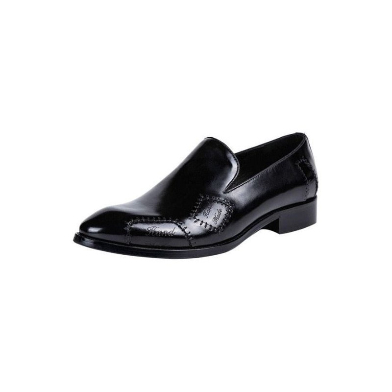 Loafers Heren Exotische Boss Lederen Instapbrogueloafers