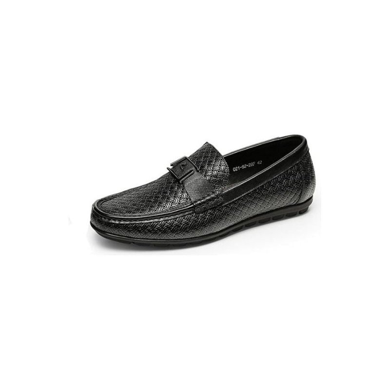 Loafers Heren Exotische Chique Crocflex Instaploafers - Zwart