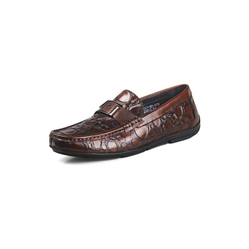 Loafers Heren Exotische Chique Crocflex Instaploafers - Rood