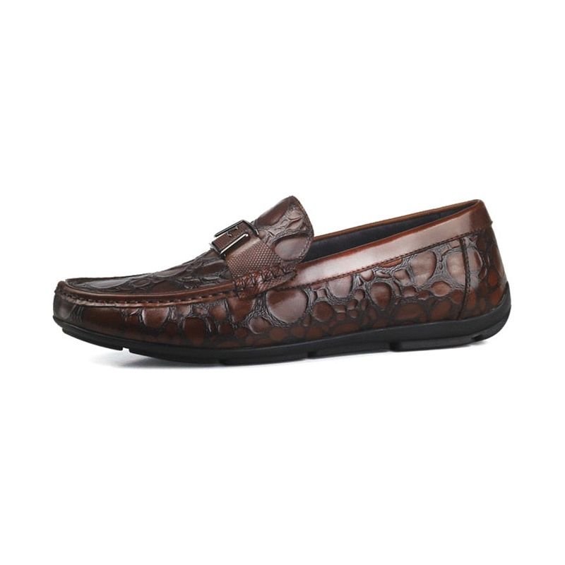 Loafers Heren Exotische Chique Crocflex Instaploafers - Rood 2