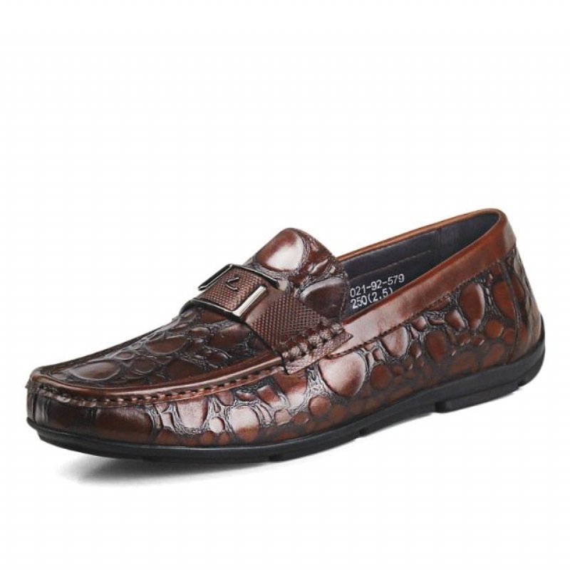 Loafers Heren Exotische Chique Crocflex Instaploafers - Rood 2