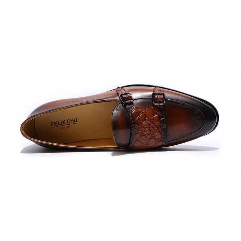 Loafers Heren Exotische Instaploafers - Koffie