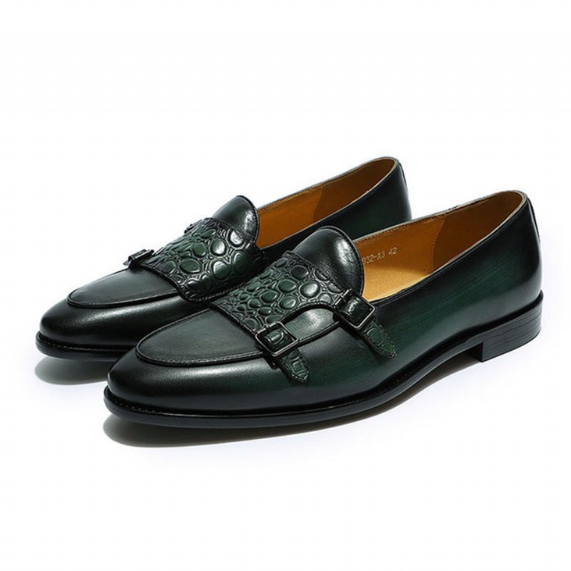 Loafers Heren Exotische Instaploafers - Zwart