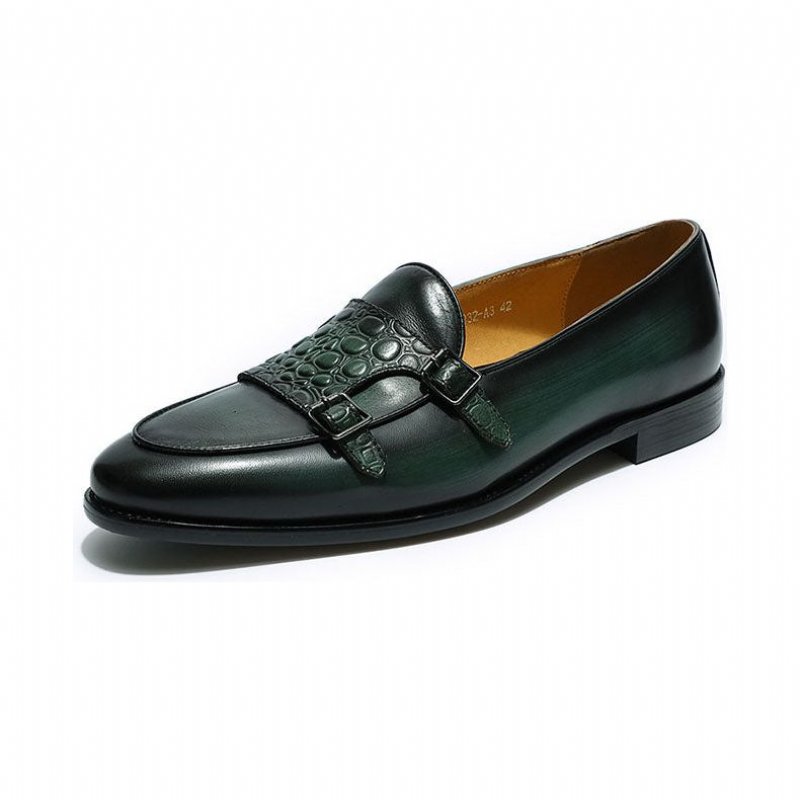 Loafers Heren Exotische Instaploafers - Zwart