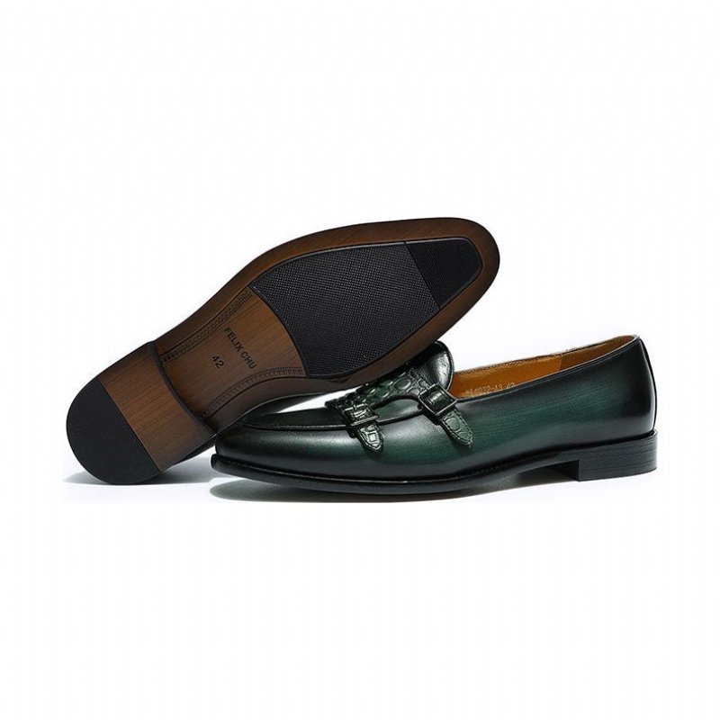 Loafers Heren Exotische Instaploafers - Zwart