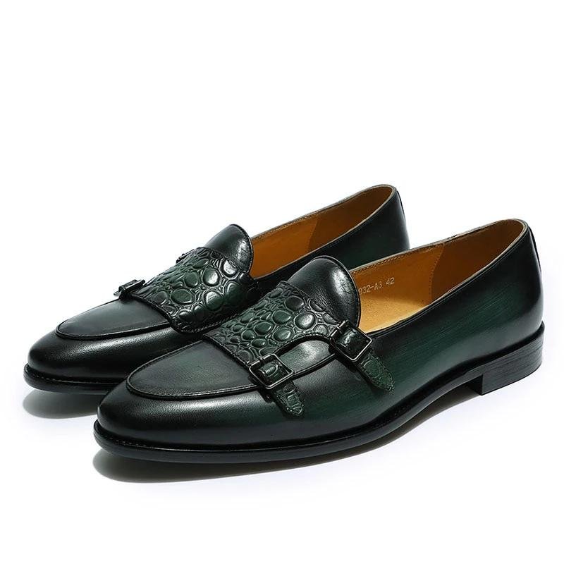 Loafers Heren Exotische Instaploafers - Zwart