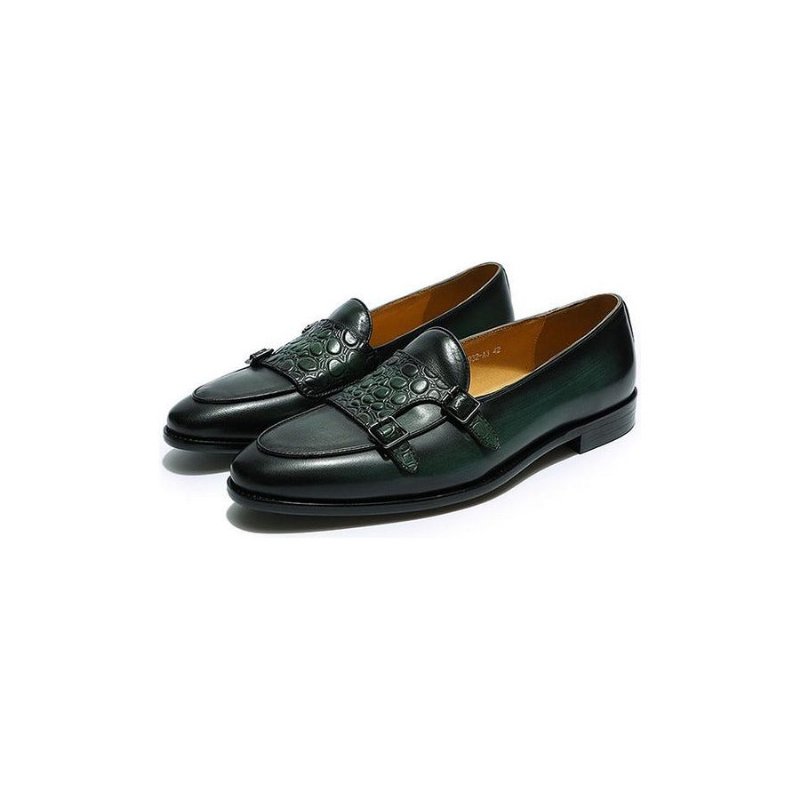 Loafers Heren Exotische Instaploafers - Zwart