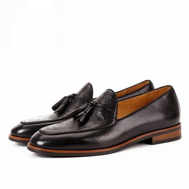 Loafers Heren Exotische Instaploafers - Zwart