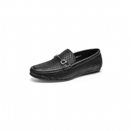 Loafers Heren Exotische Instaploafers Met Metalen Neus