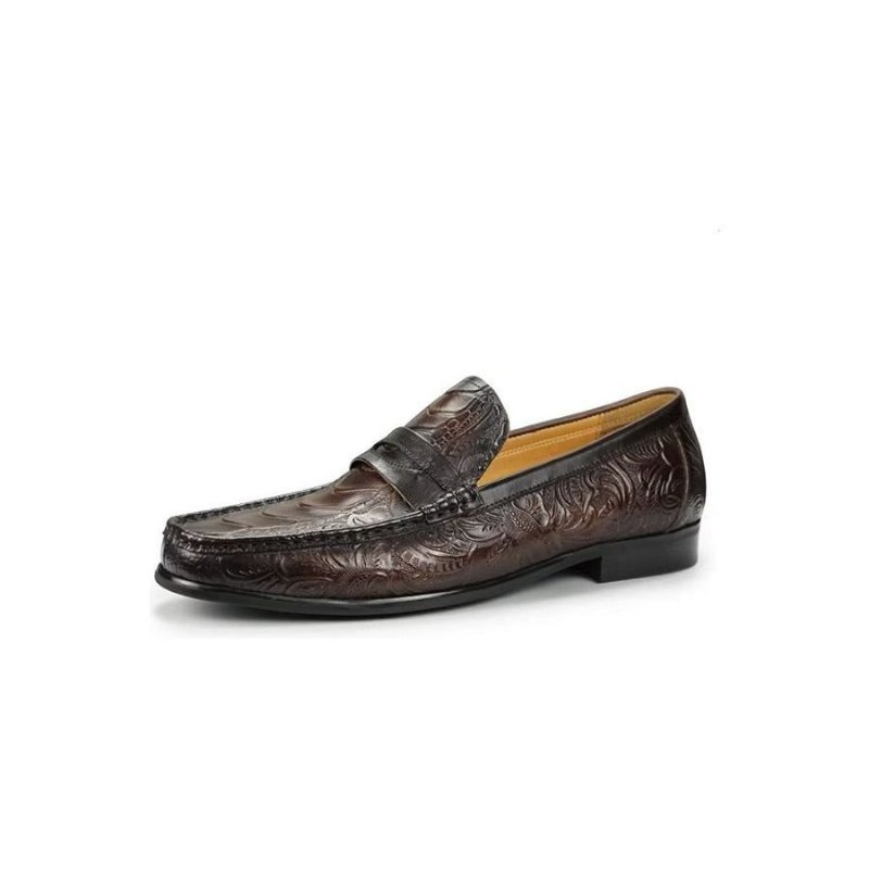 Loafers Heren Exotische Instaploafers Met Metalen Neus