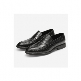 Loafers Heren Exotische Leren Instapbrogue-loafers