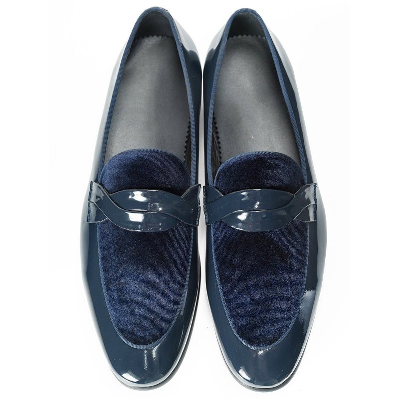 Loafers Heren Exotische Met Veters - Zwart