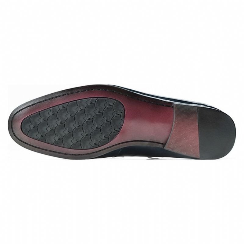 Loafers Heren Exotische Met Veters - Zwart