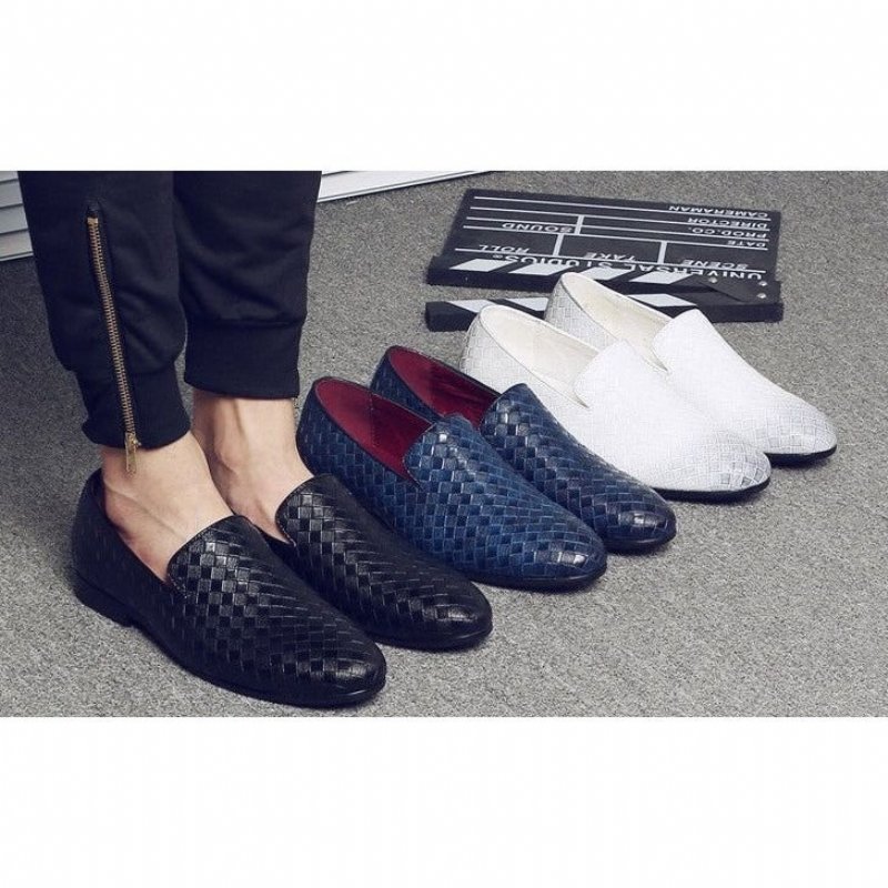 Loafers Heren Extravagante Luxe Glanzende Lakleren - Zwart