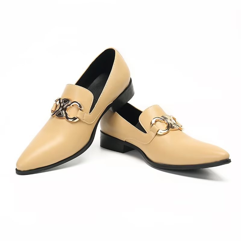 Loafers Heren Gedurfde Instapper Stijlvolle - Beige