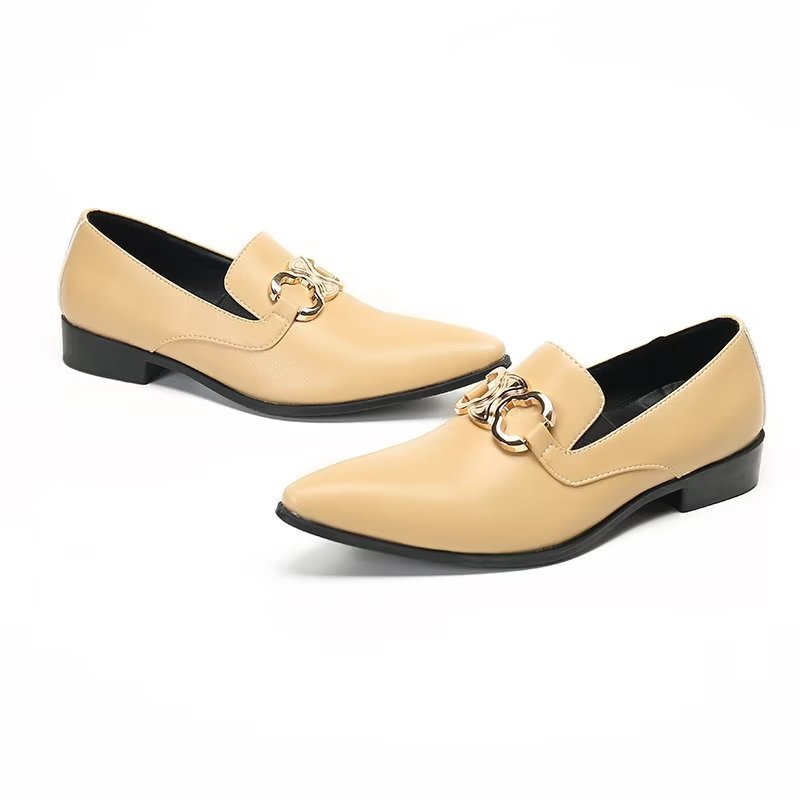 Loafers Heren Gedurfde Instapper Stijlvolle - Beige