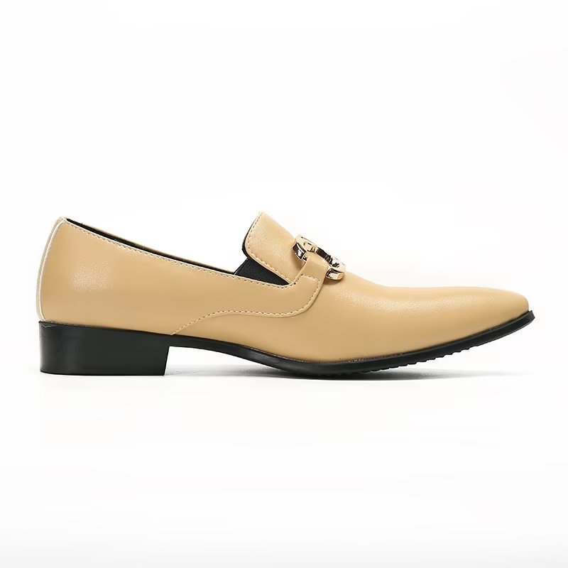 Loafers Heren Gedurfde Instapper Stijlvolle - Beige