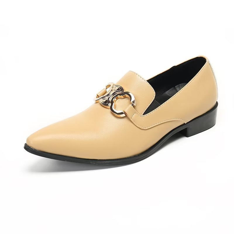 Loafers Heren Gedurfde Instapper Stijlvolle - Beige