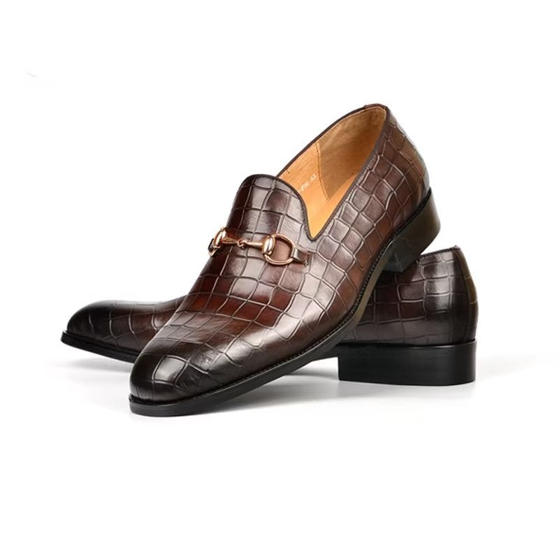 Loafers Heren Hazel Luxe Elegante Instaploafers - Koffie