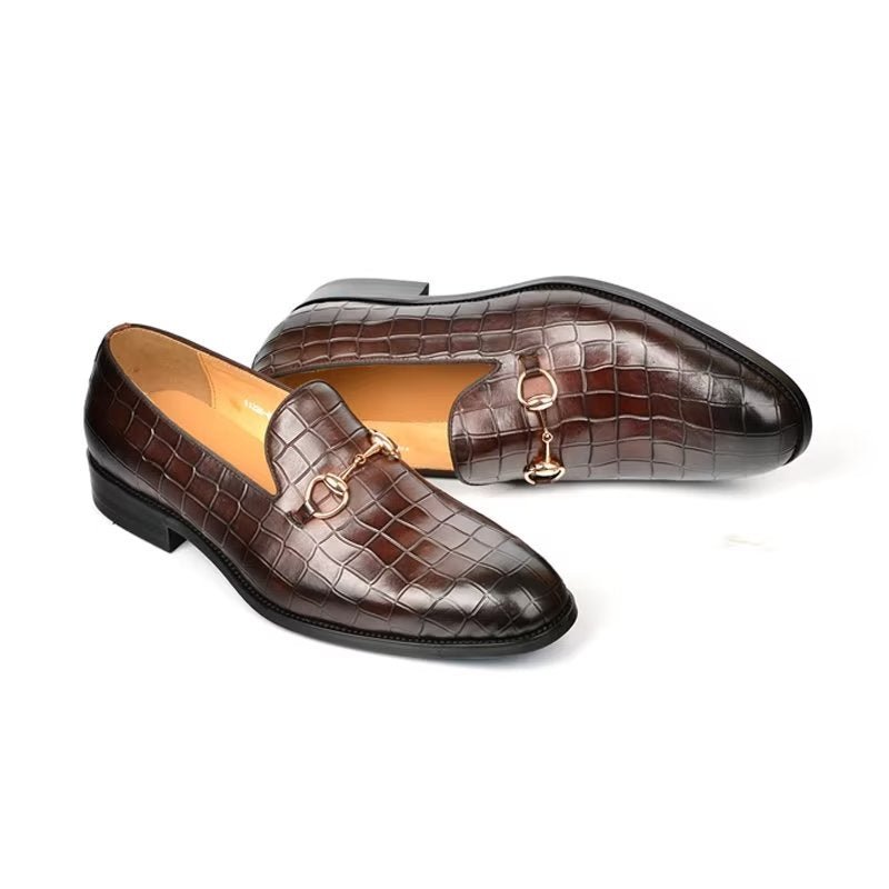 Loafers Heren Hazel Luxe Elegante Instaploafers - Koffie