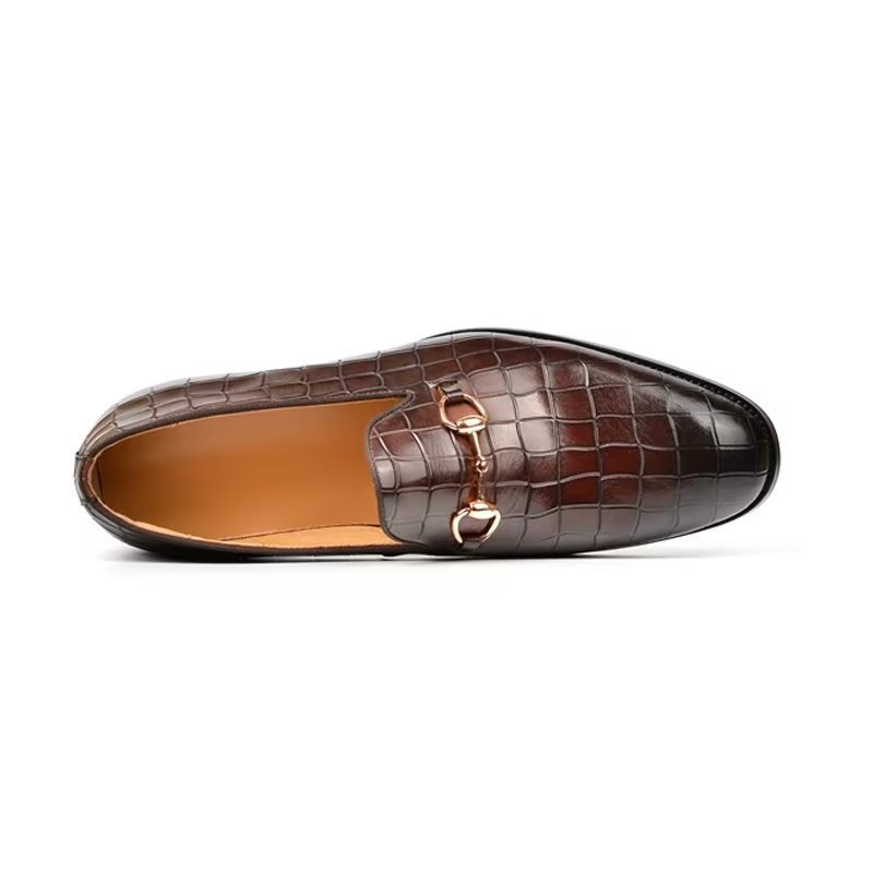 Loafers Heren Hazel Luxe Elegante Instaploafers - Koffie