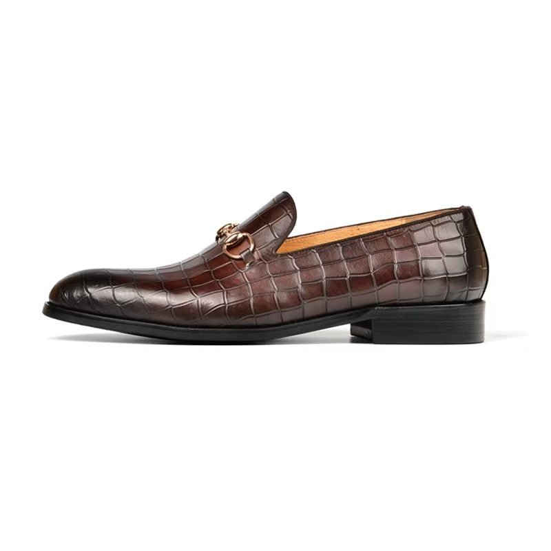 Loafers Heren Hazel Luxe Elegante Instaploafers - Koffie