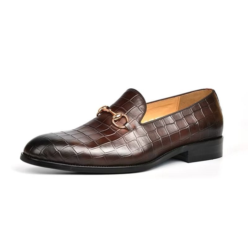 Loafers Heren Hazel Luxe Elegante Instaploafers - Koffie