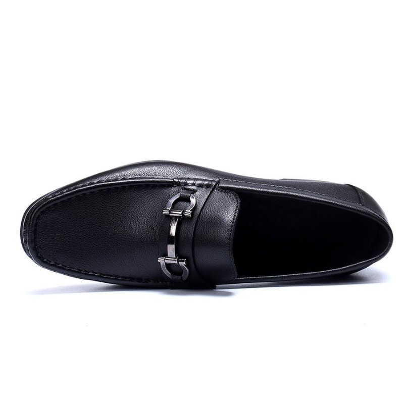 Loafers Heren Hazel Luxe Leren Instappers - Zwart