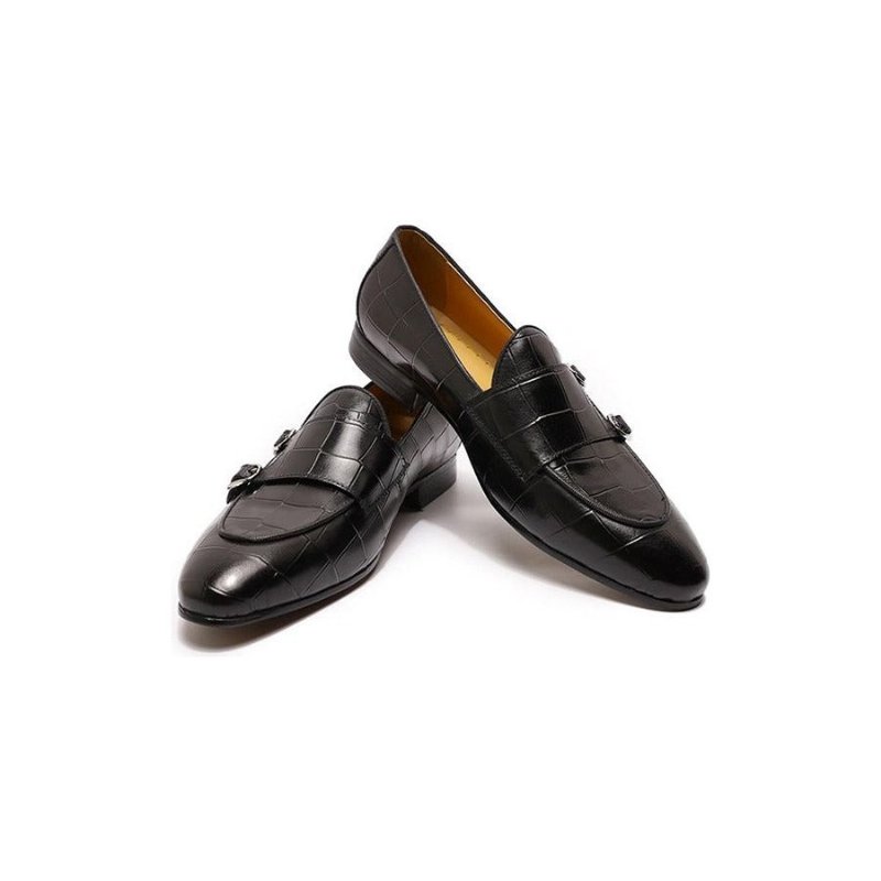 Loafers Heren Instaploafers Met Monniksband - Zwart