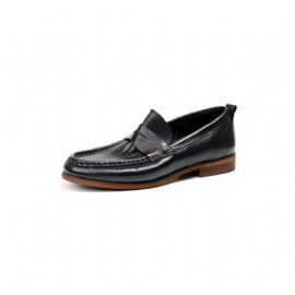 Loafers Heren Instappers Echt Leer Met Krokodillenpatroon