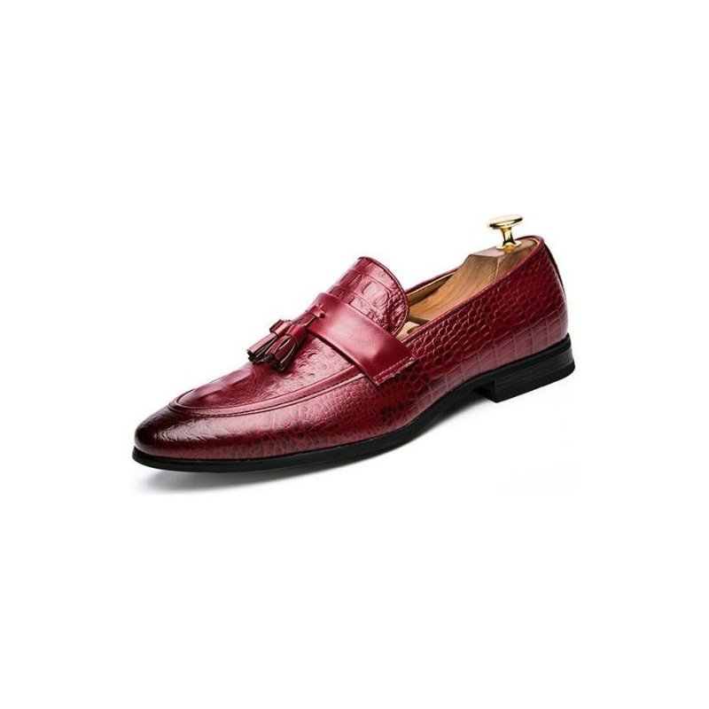 Loafers Heren Instapschoenen - Rood