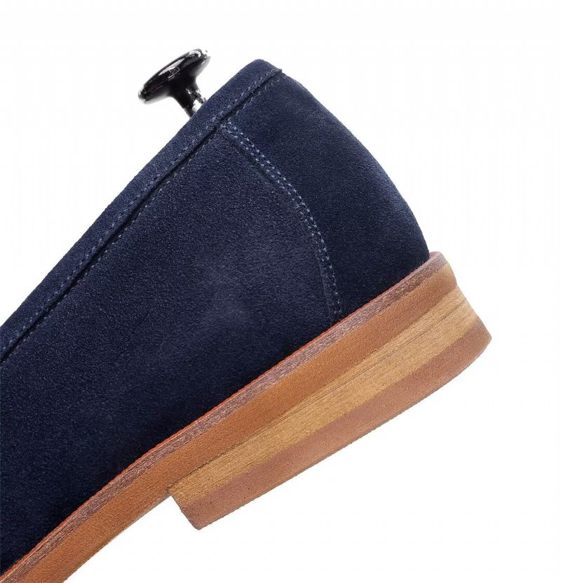 Loafers Heren Klassieke Leren - Blauw