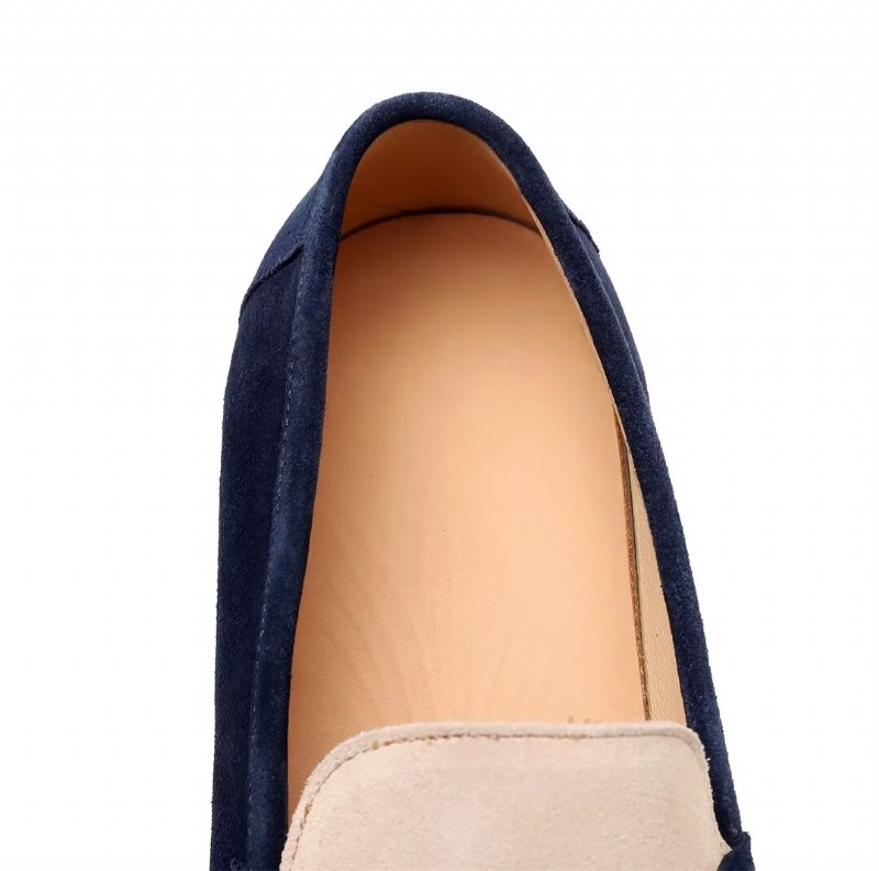 Loafers Heren Klassieke Leren - Blauw