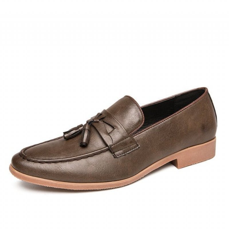 Loafers Heren Lavish Croctassel Exotische Oxford-instappers - Koffie 1