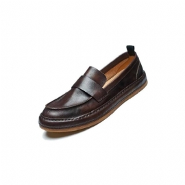 Loafers Heren Lux-instaploafers Rundleer