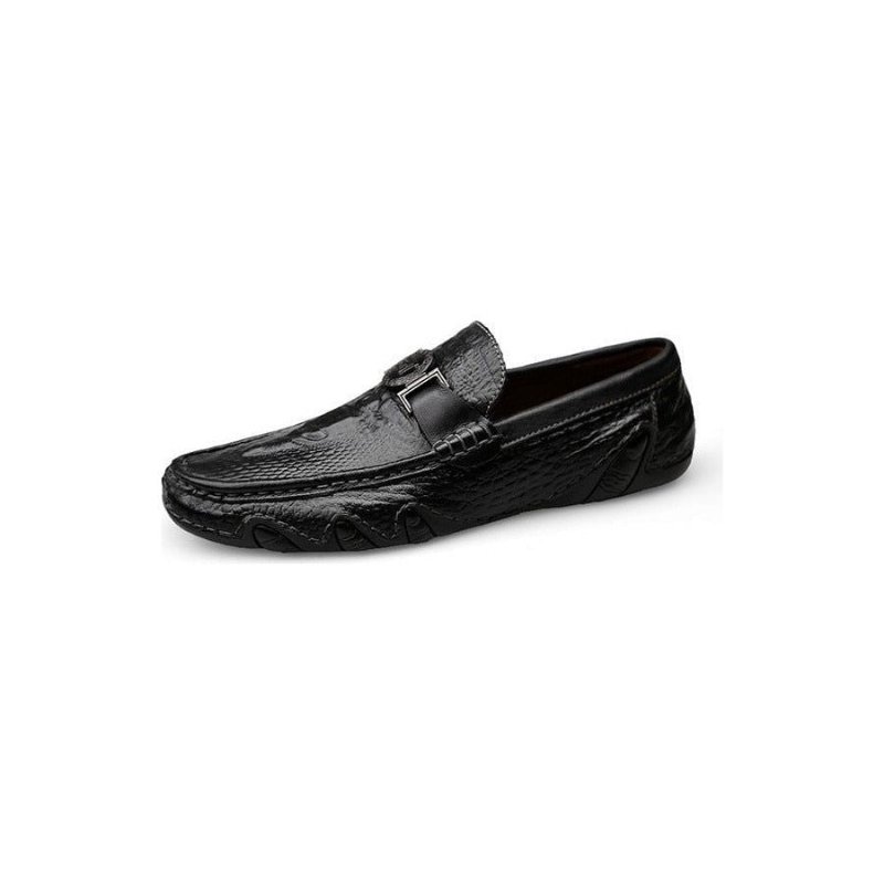 Loafers Heren Luxe Krokodillenleren Instappers Krokodillenleer