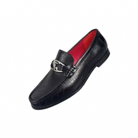 Loafers Heren Modieuze Lederen Instaploafers