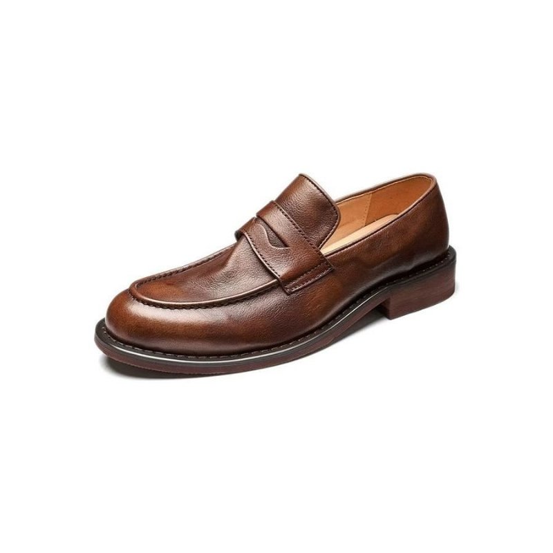 Loafers Heren Modieuze Slip-on Penny-loafers - Koffie