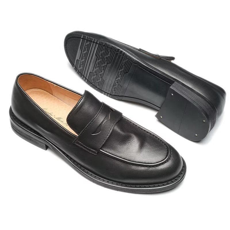 Loafers Heren Modieuze Slip-on Penny-loafers - Zwart