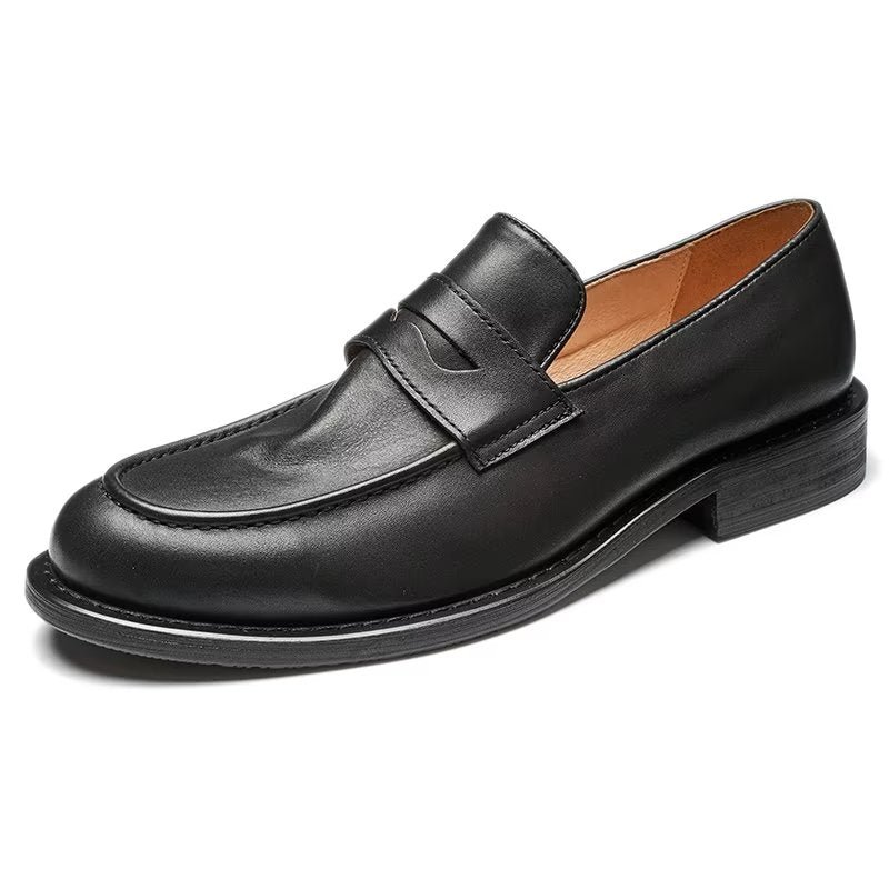 Loafers Heren Modieuze Slip-on Penny-loafers - Zwart