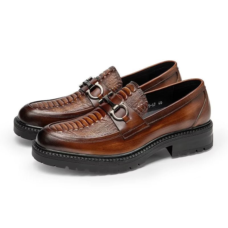 Loafers Heren Prachtige Instaploafers - Koffie