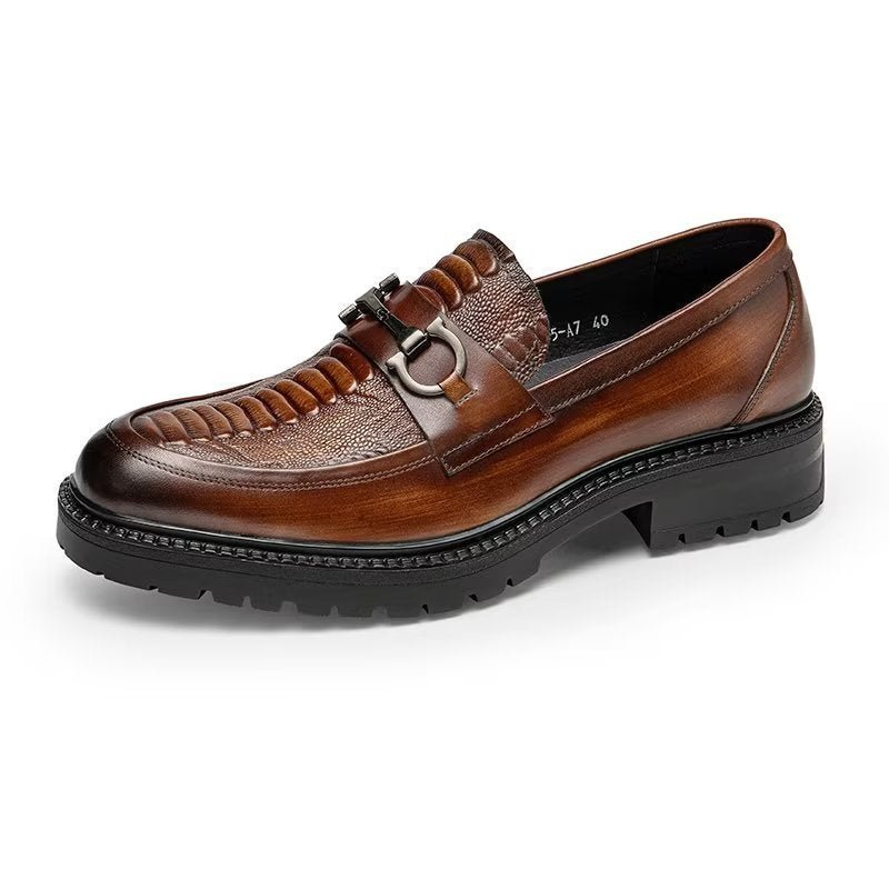 Loafers Heren Prachtige Instaploafers - Koffie