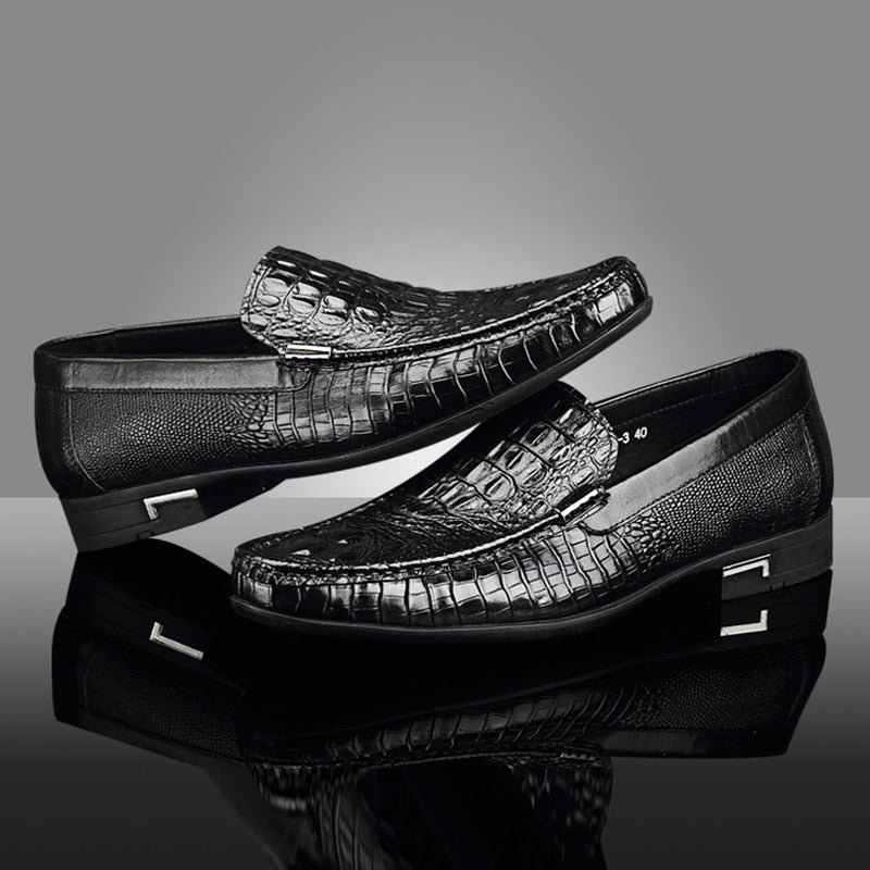 Loafers Heren Waterdichte Instapperloafers - Zwart