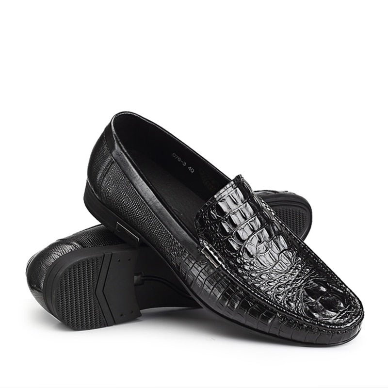 Loafers Heren Waterdichte Instapperloafers - Zwart