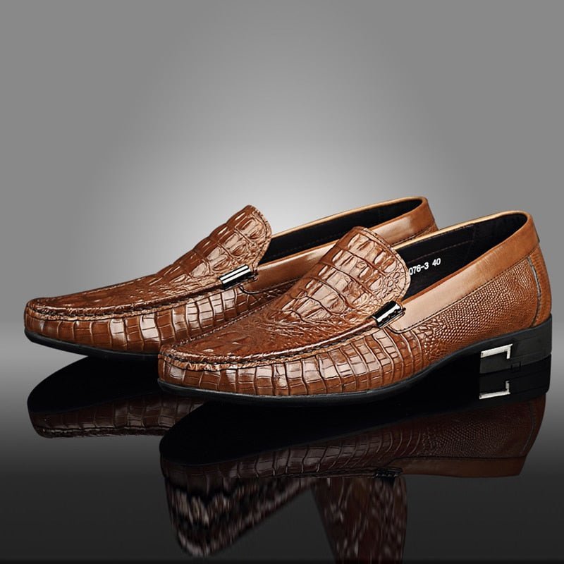 Loafers Heren Waterdichte Instapperloafers - Koffie